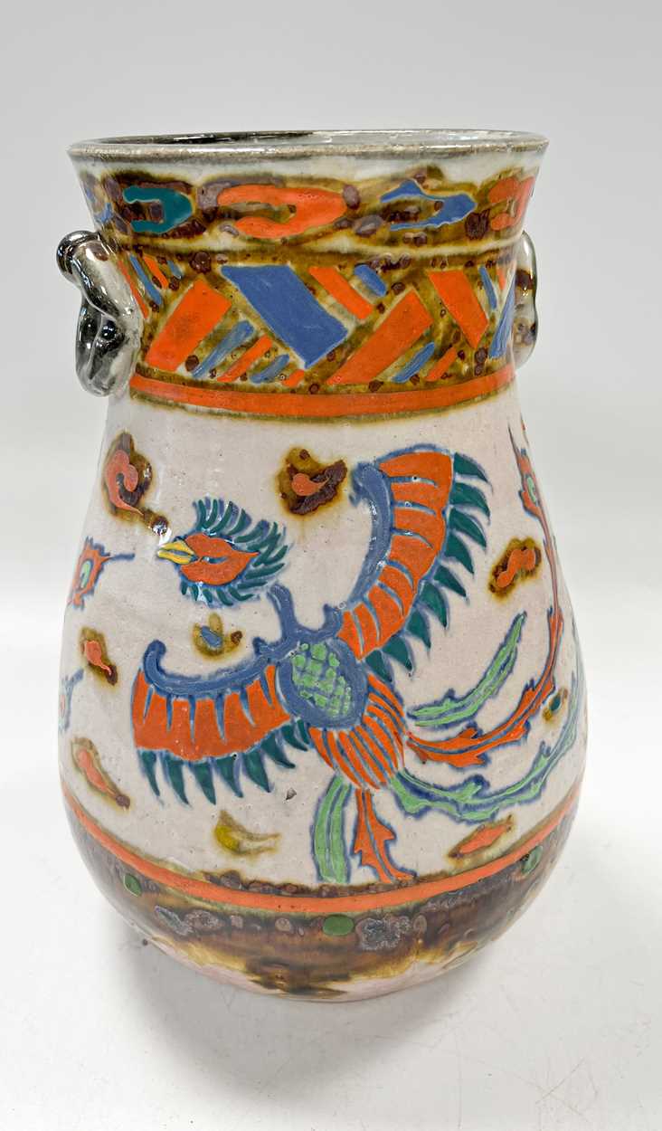 A Continental Art Pottery vase, - Image 4 of 7