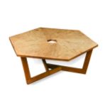 A Cotswold School Hungarian ash coffee table,