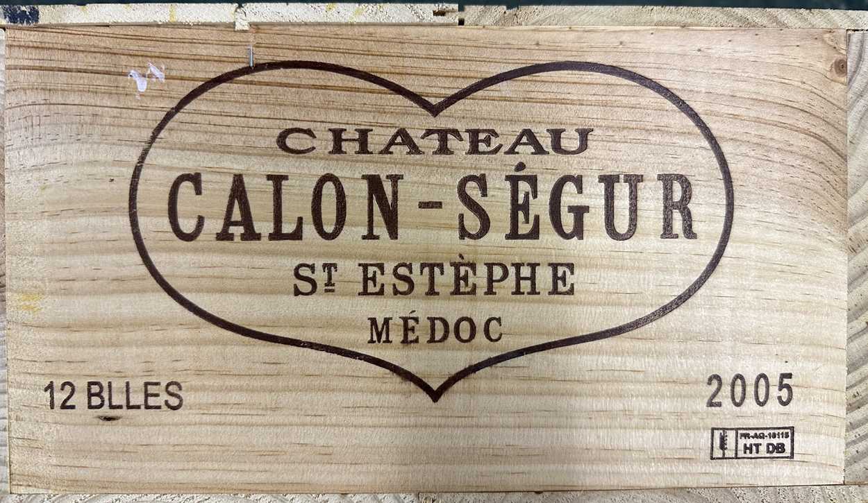 Chateau Calon Segur, St Estephe 3eme Cru 2005,