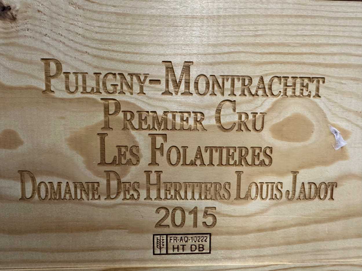 Puligny Montrachet 1er Cru 2015