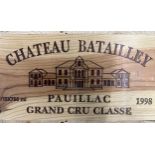 Chateau Batailley, Pauillac 5eme Cru 1998