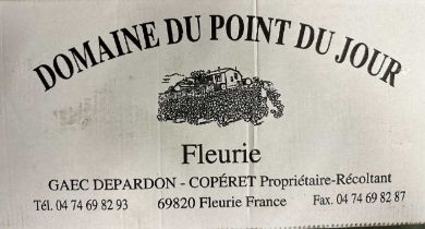 Fleurie, Fut de Chene 2003, Domaine du Pont du Jour