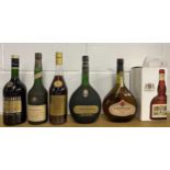 Armagnac and others., 6 bottles.