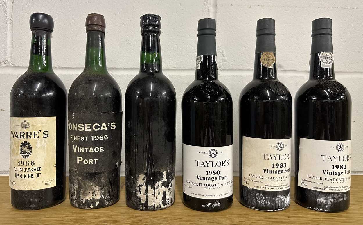 Vintage Ports, 7 bottles.
