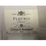 Fleurie Chateau de Beauregard 2012,