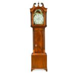 A Regency mahogany and birdseye maple 8 day longcase clock,