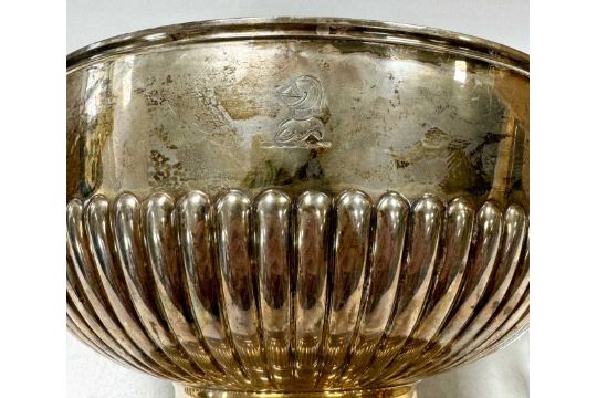 A Victorian silver rose bowl, - Image 4 of 5