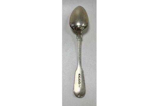 A 36-piece set of George IV silver flatware, - Image 12 of 30