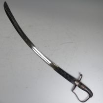 A 1796 pattern Light Cavalry Officer's Sword, 83cm broad curved blade marked S & J Dawes, with metal