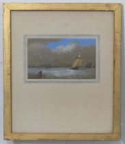 Attributed to Nicholas Matthew Condy (1816-1851), Fishing boats at anchor, watercolour on paper,