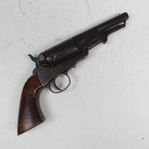 A Continental copy 5 shot Colt Revolver, percussion single action, stamped (difficult to read),