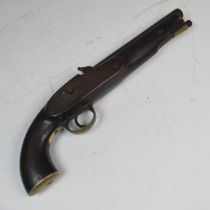 A Tower 12-Bore 1842 Pattern Lancer's Percussion Service Pistol Dated '1845', 9 inch barrel with