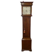 A George III oak 8-day Longcase Clock, signed George Parker, Wisbeach (Wisbech), with two-weight