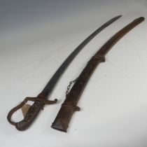 A 19th Prussian M1811 'Blucher' Sabre and scabbard