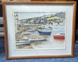 Jean Beatty, (British 20th century) 'Teignmouth's The Lifeboat Inn', watercolour, 29 cm x 39 cm,