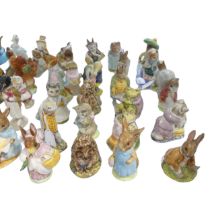 A large collection of Beswick Beatrix Potter Figures, to comprise Pig-Wig, Sally Henny Penny, Anna