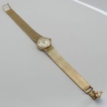 A 9ct gold Rolex precision lady's Wristwatch, cal. 1401 movement, the caseback hallmarked for D