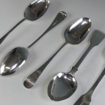 A pair of Victorian silver Table Spoons, by John & Henry Lias, hallmarked London 1839, fiddle