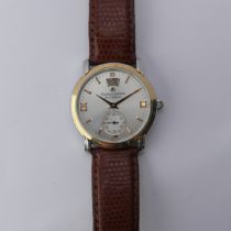 Maurice Lacroix; a 'Grand Guichet' automatic Wristwatch, ref. 58789, stainless steel and 18ct gold