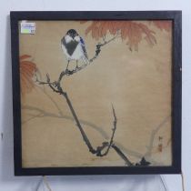 Ten various early 20th century Japanese hand-coloured prints, mainly birds and animals, some with