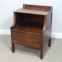 A George III mahogany Commode by Gillows of Lancaster, stamped ‘Gillows, Lancaster’, W 56 cm x H