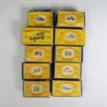 Lesney Models of Yesteryear, ten models, all boxed, comprising No.1 Traction Engine, No.3 Tramcar,