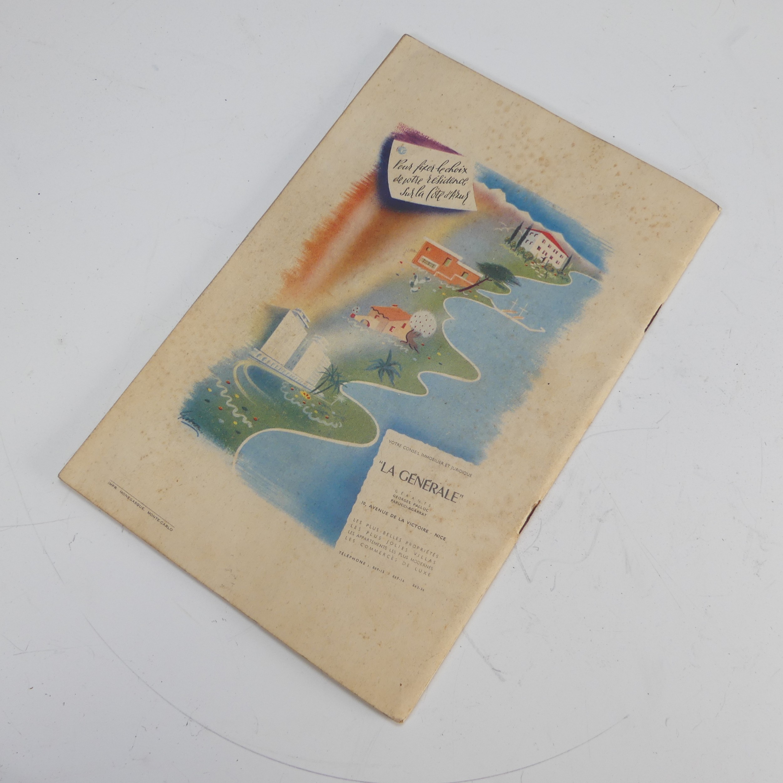 Motor Racing; 1948 Monaco Grand Prix Programme, dated 16 May 1948, 24cm x 16cm, generally good - Image 5 of 5