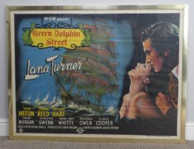 Green Dolphin Street (1947) Poster, UK Quad Size, approx. 40in x 30in (102cm x 76cm), framed and