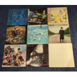 Vinyl Records; A collection of Elton John LP's, including 'Madness across the Water' DJLPH.420, 'Pop