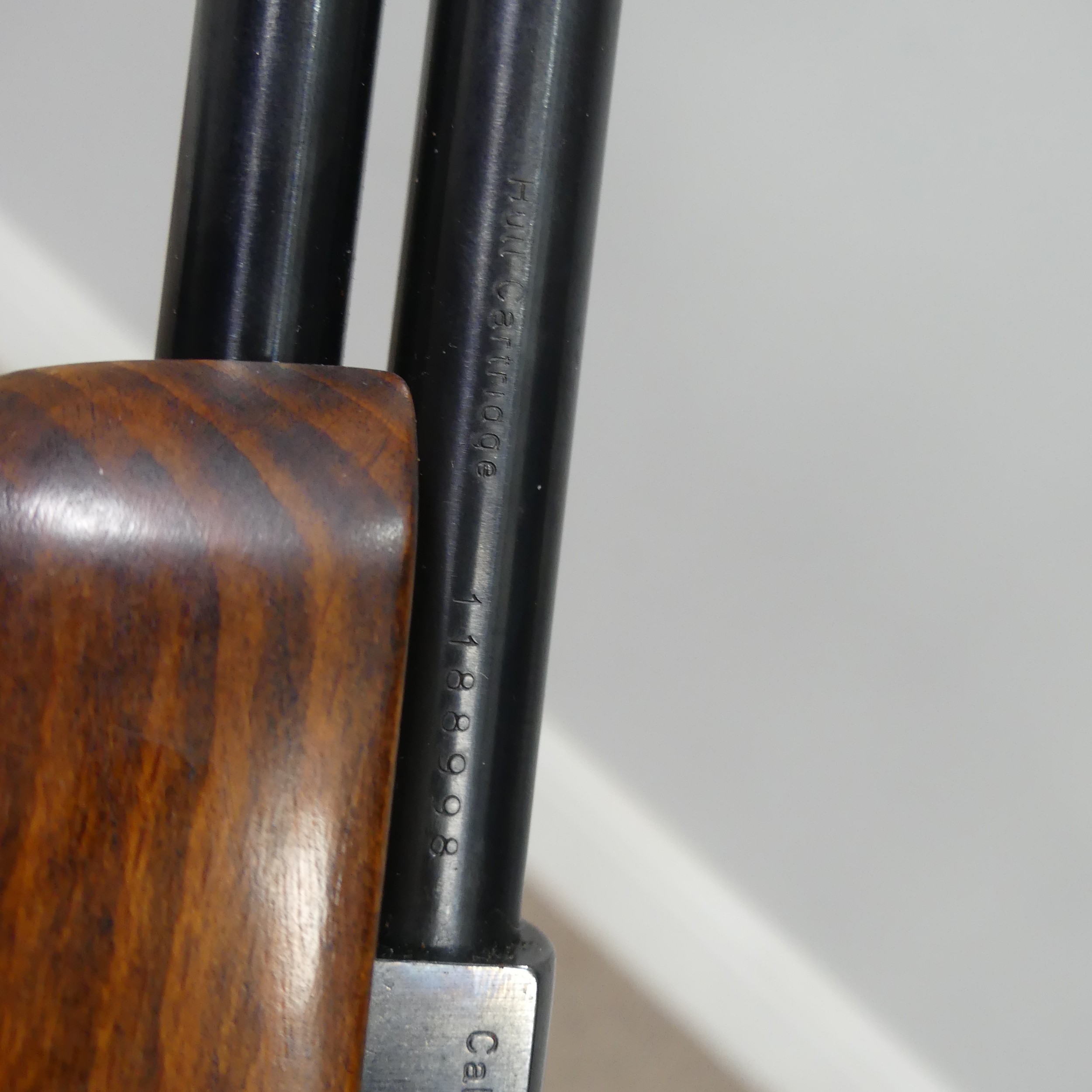 Weihrauch model HW 77 K .22 Air Rifle, with under lever action, beech stock with chequered pistol - Image 3 of 5