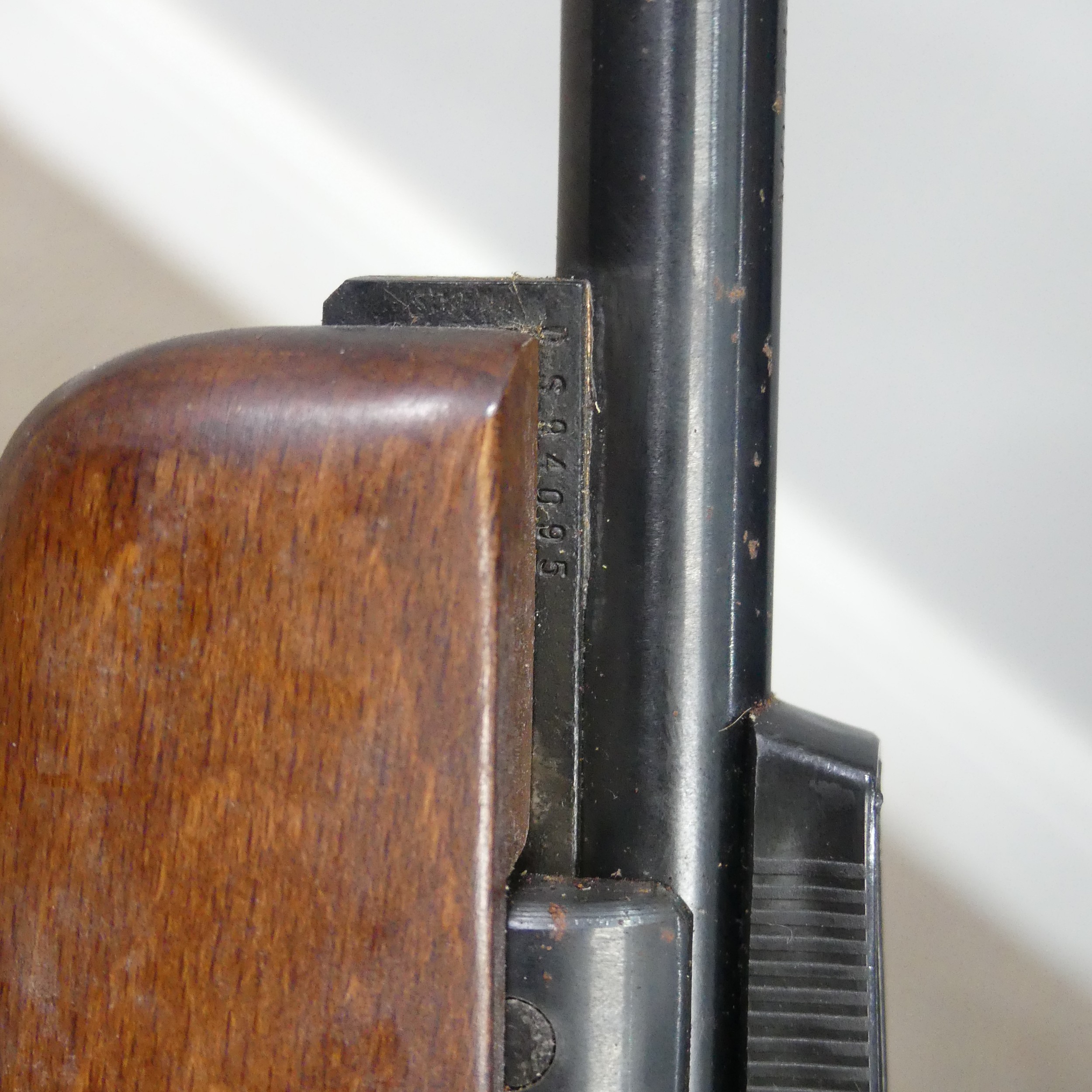 A BSA Supersport .22 Cal Air Rifle, serial no. DS94095, with model 12 original wide angle scope. - Image 3 of 6