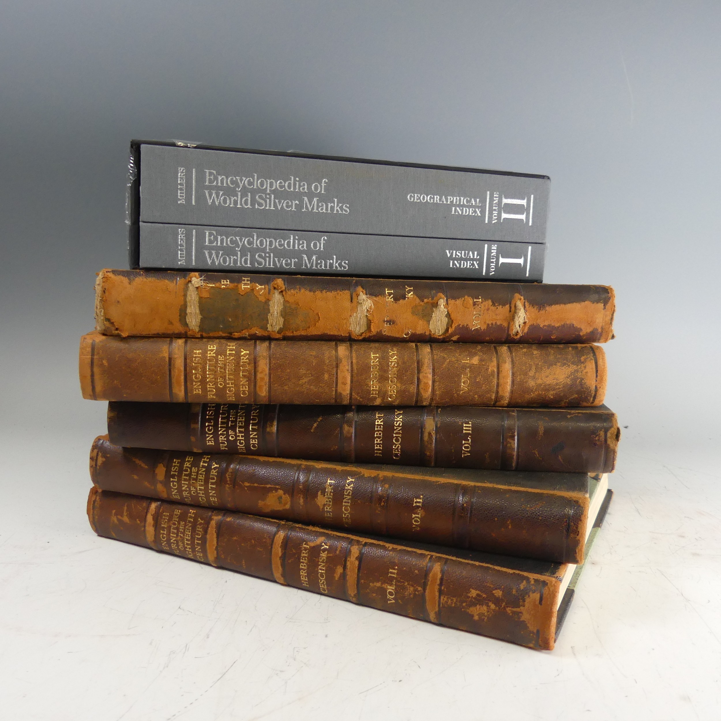 Cescinsky (Herbert); 'English Furniture of the Eighteenth Century', 3 volumes, folio, pub.