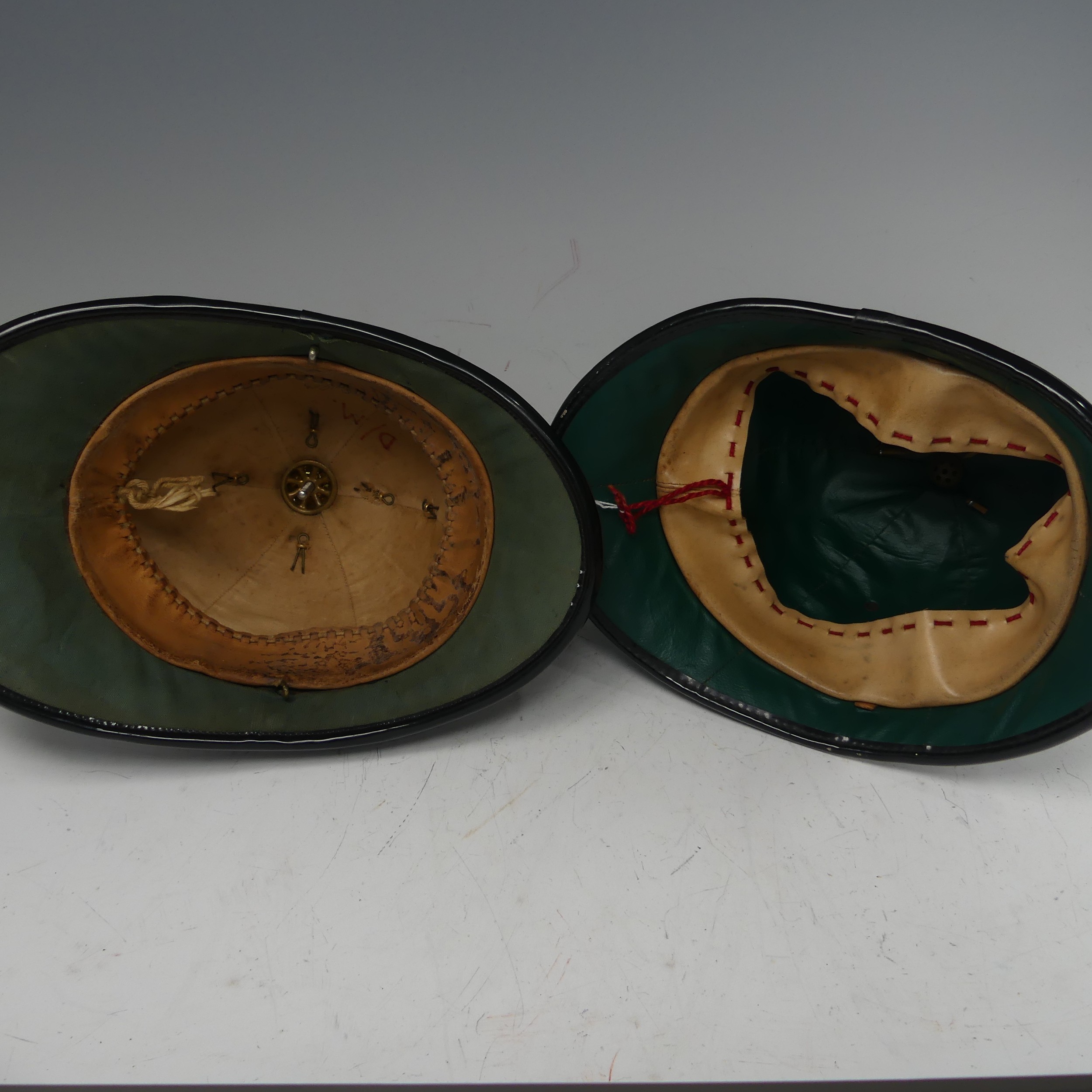 A Devonshire Regiment Officer’s Blue Cloth Helmet, 1902-14 style, together with a Victorian style - Image 9 of 16