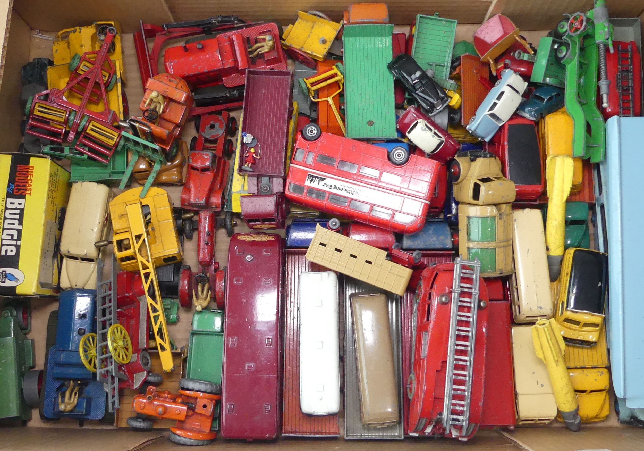 Dinky Toys; approximately fifty commercial vehicles, unboxed, including 514 Guy Van 'Slumberland', - Image 2 of 2