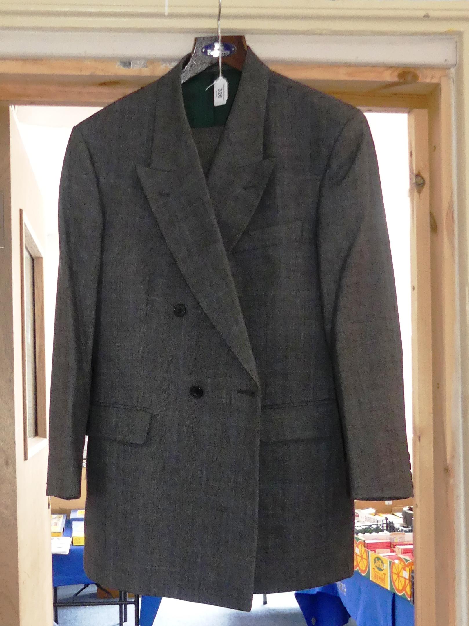 A Burberrys' of London double breasted navy Suit, with trousers, ''38 chest, ''36 waist, ''22 - Image 13 of 13