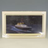 Simon Fisher (British contemporary); a  limited edition Titanic Print, titled ' The Last Sighting,