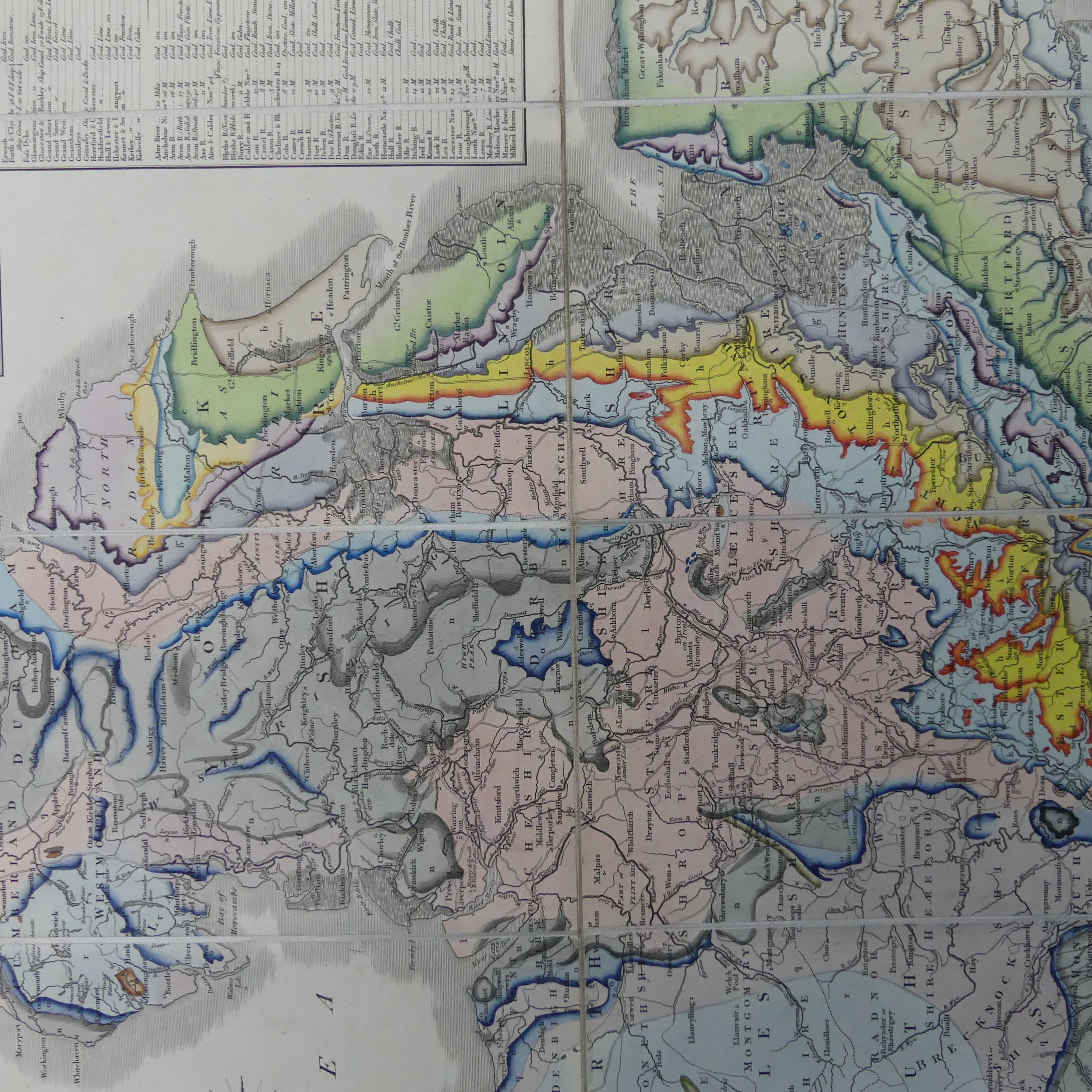 Geology; Smith (William) 'A New Geological Map of England and Wales with the Inland Navigations - Image 6 of 6