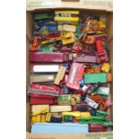 Dinky Toys; approximately fifty commercial vehicles, unboxed, including 514 Guy Van 'Slumberland',