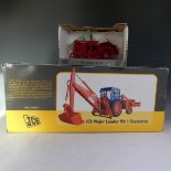 Universal Hobbies (1/16th scale) JCB Major Loader Mk.1 Excavator, boxed, and a Liberty Classics