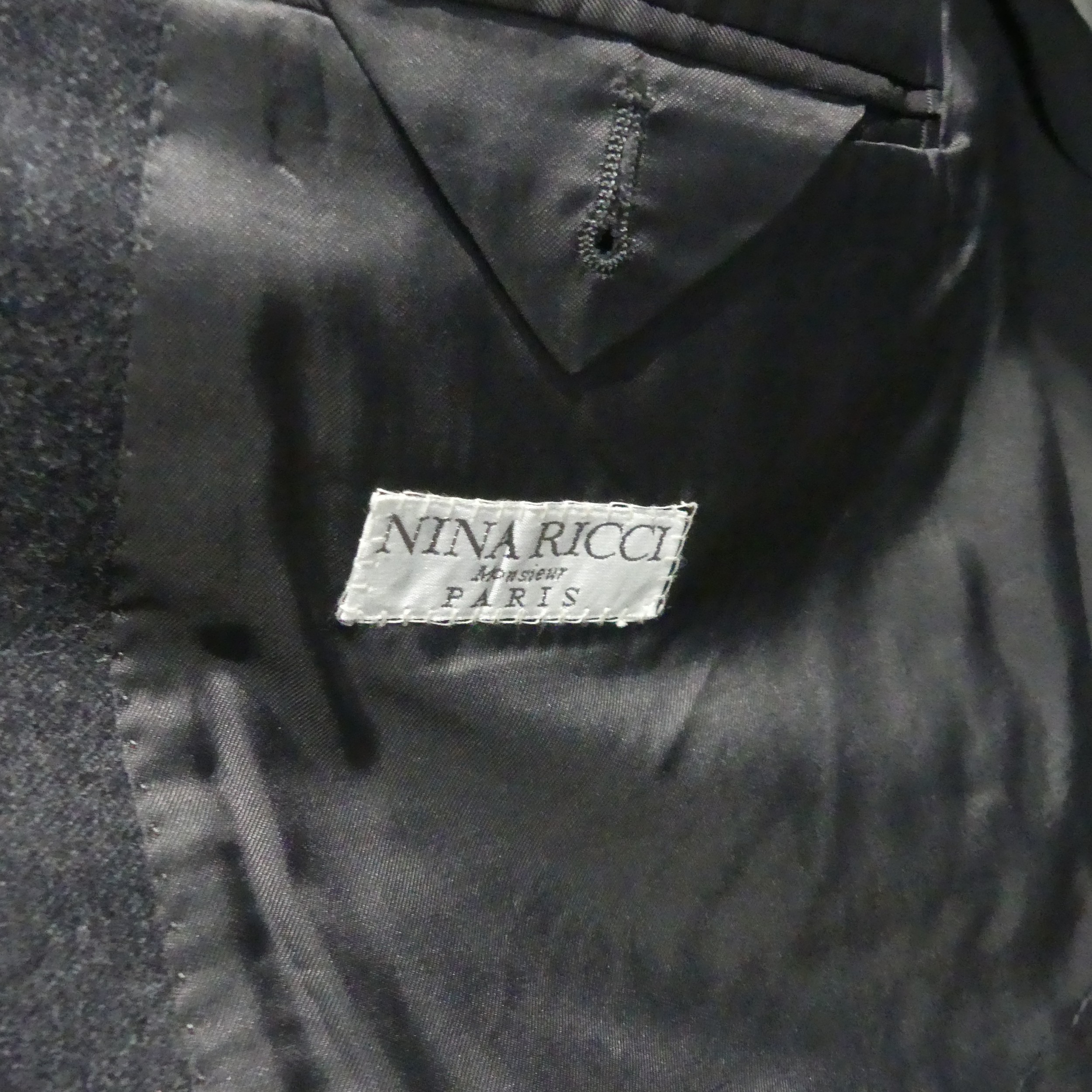 A Burberrys' of London double breasted navy Suit, with trousers, ''38 chest, ''36 waist, ''22 - Image 7 of 13