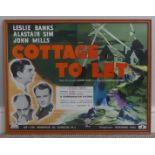 Kinematograph Weekly; A collection of framed pull out Posters, 1930's/40's period including 'Cottage