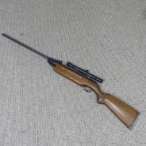 A German Weihrauch HW35 kal 5.5 target shooting Air Rifle, with BSA 4x20 scope.