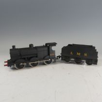 Lima '0' gauge Fowler 4F 0-6-0 Locomotive with Tender, No.4547, in LMS black, and two Lima LMS 1st