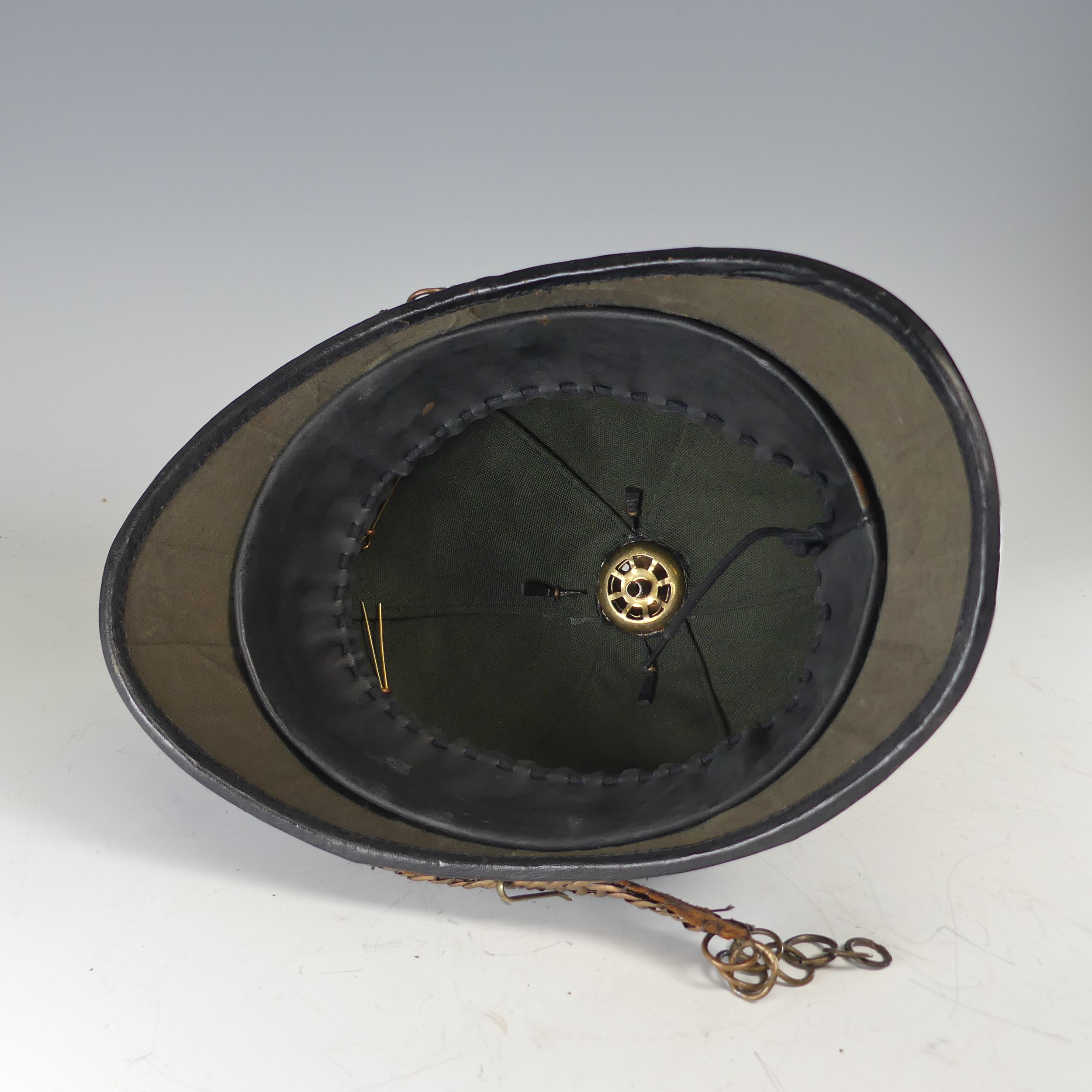 A Devonshire Regiment Officer’s Blue Cloth Helmet, 1902-14 style, together with a Victorian style - Image 15 of 16