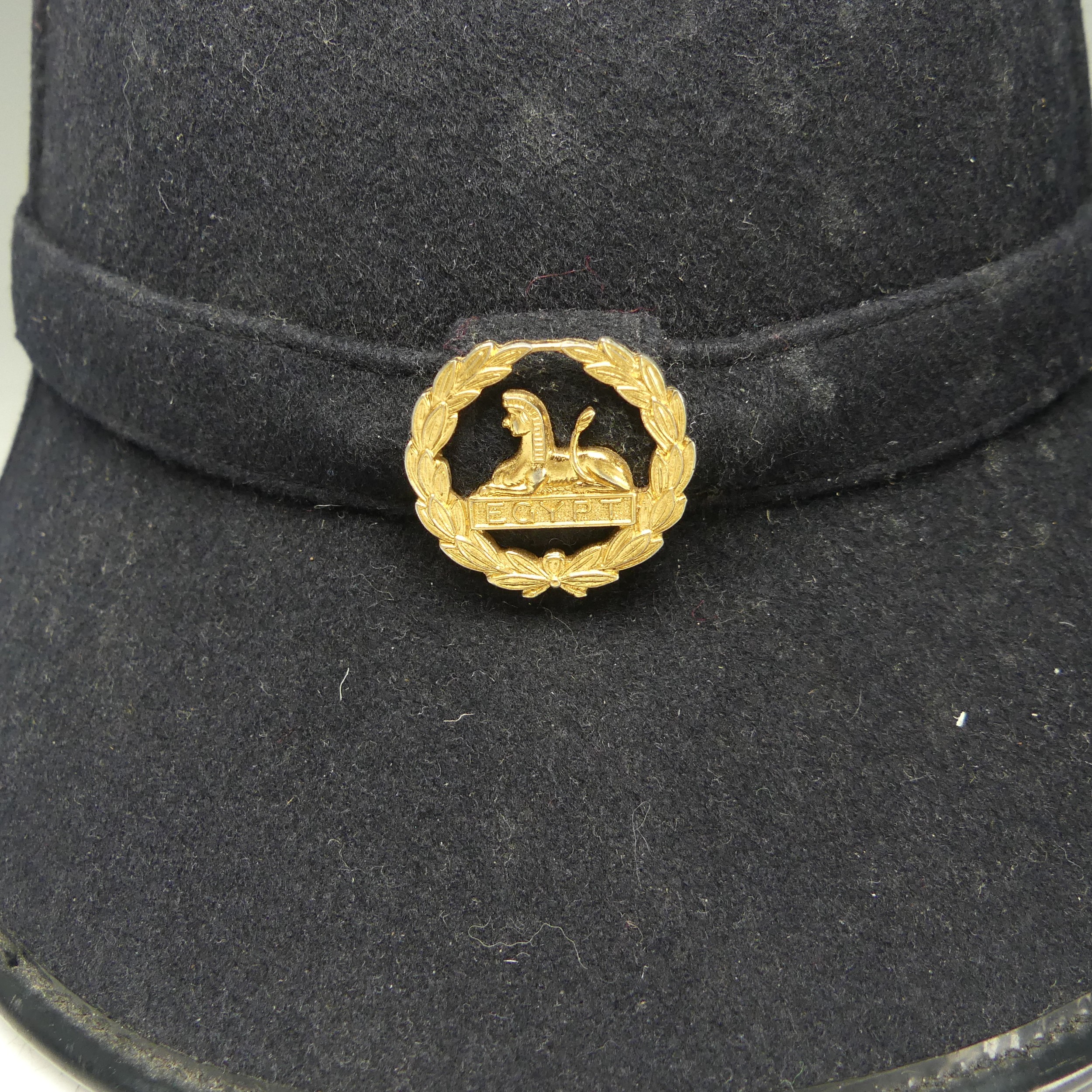 A Devonshire Regiment Officer’s Blue Cloth Helmet, 1902-14 style, together with a Victorian style - Image 7 of 16