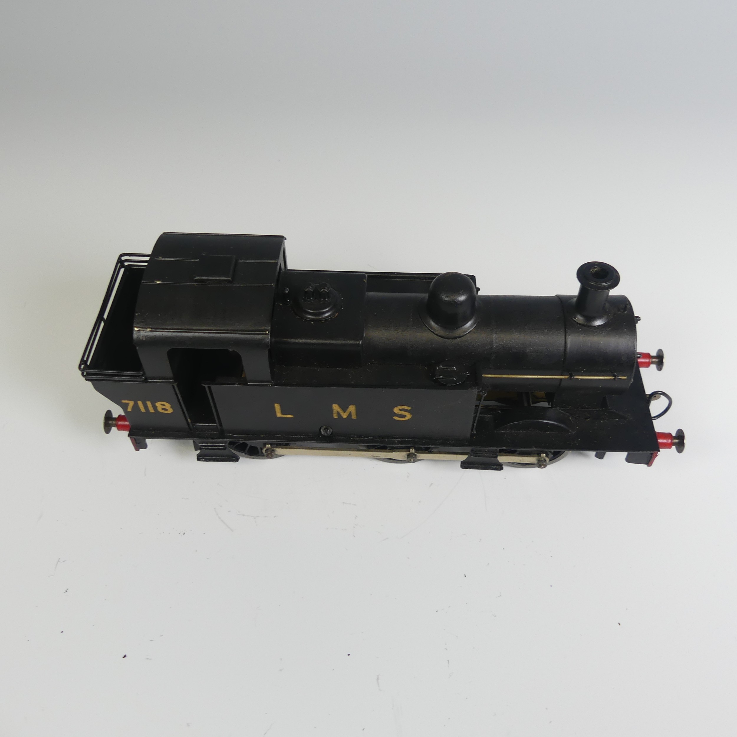 Leeds Model Co ‘0’ gauge electric LMS ‘Jinty’ 0-6-0 Tank Locomotive, finished in black as LMS 7118. - Bild 3 aus 7