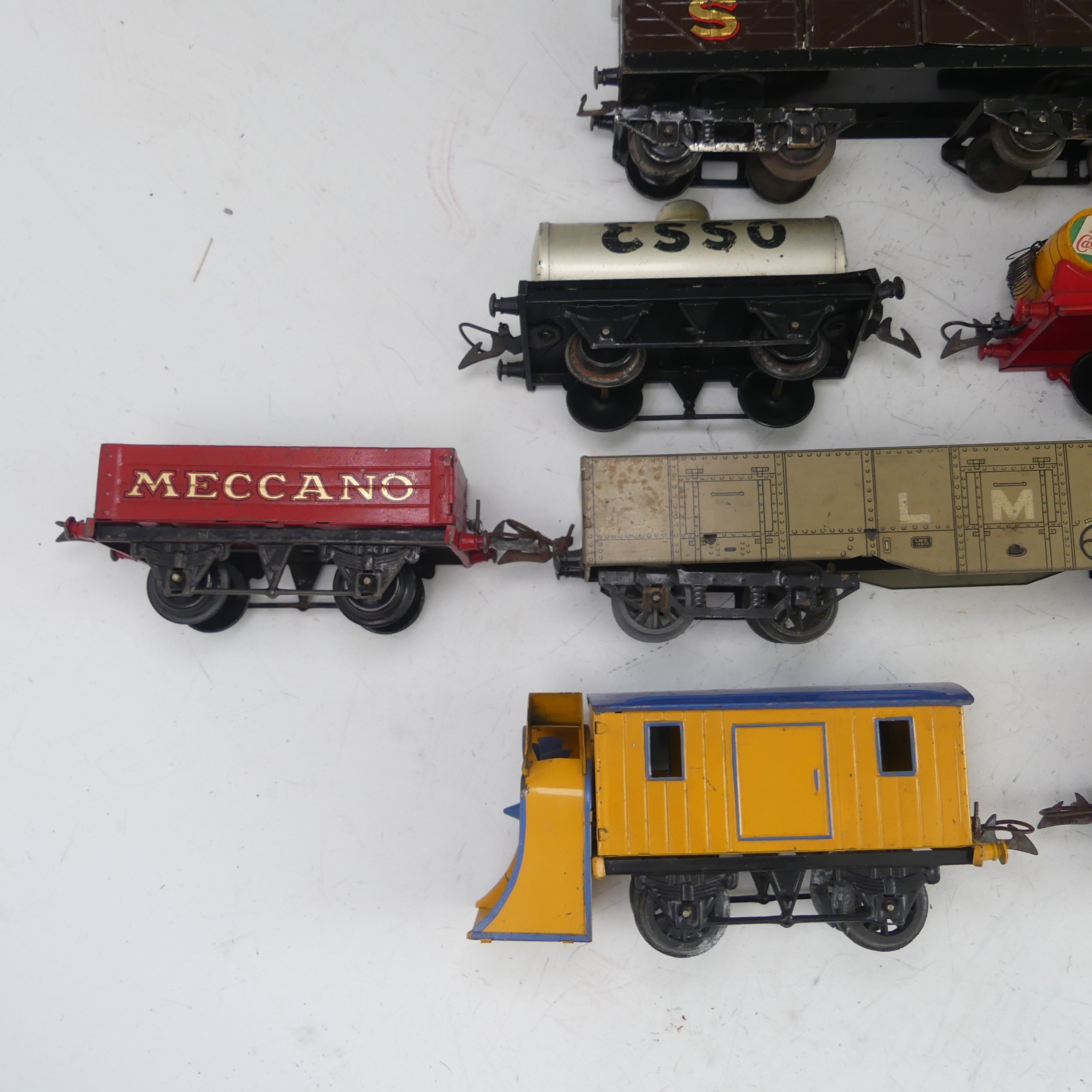 Hornby '0' gauge; approximately fifty Goods Wagons and Vans, unboxed, including Colman's Mustard, - Image 2 of 8