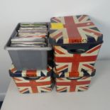 Vinyl Records; A quantity of 7" 45rpm Singles, 1960's - 1980's, mainly easy listening / pop,
