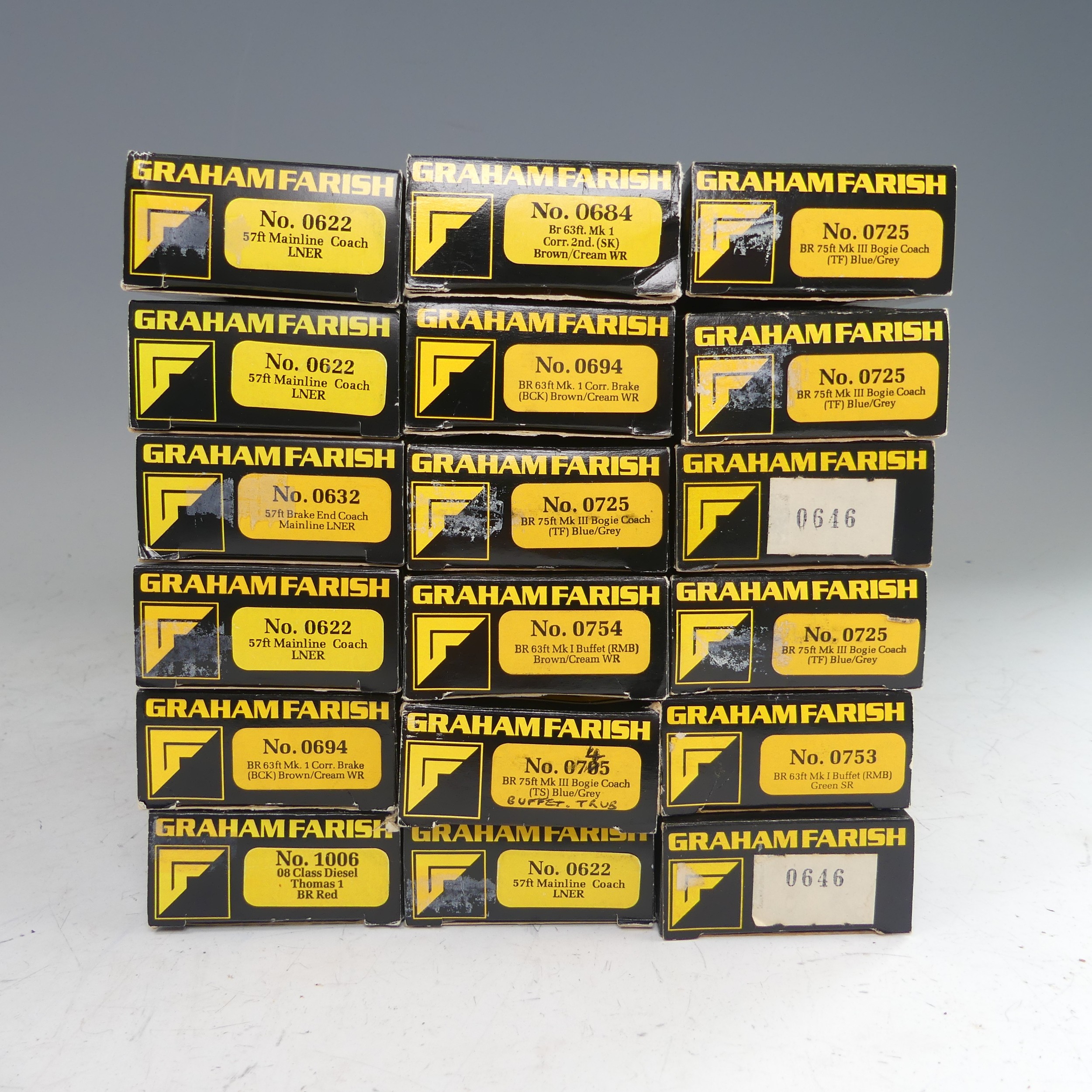 Graham Farish 'N' gauge: Eighteen various passenger coaches, all boxed, including 4 x BR Mk.III - Image 4 of 5