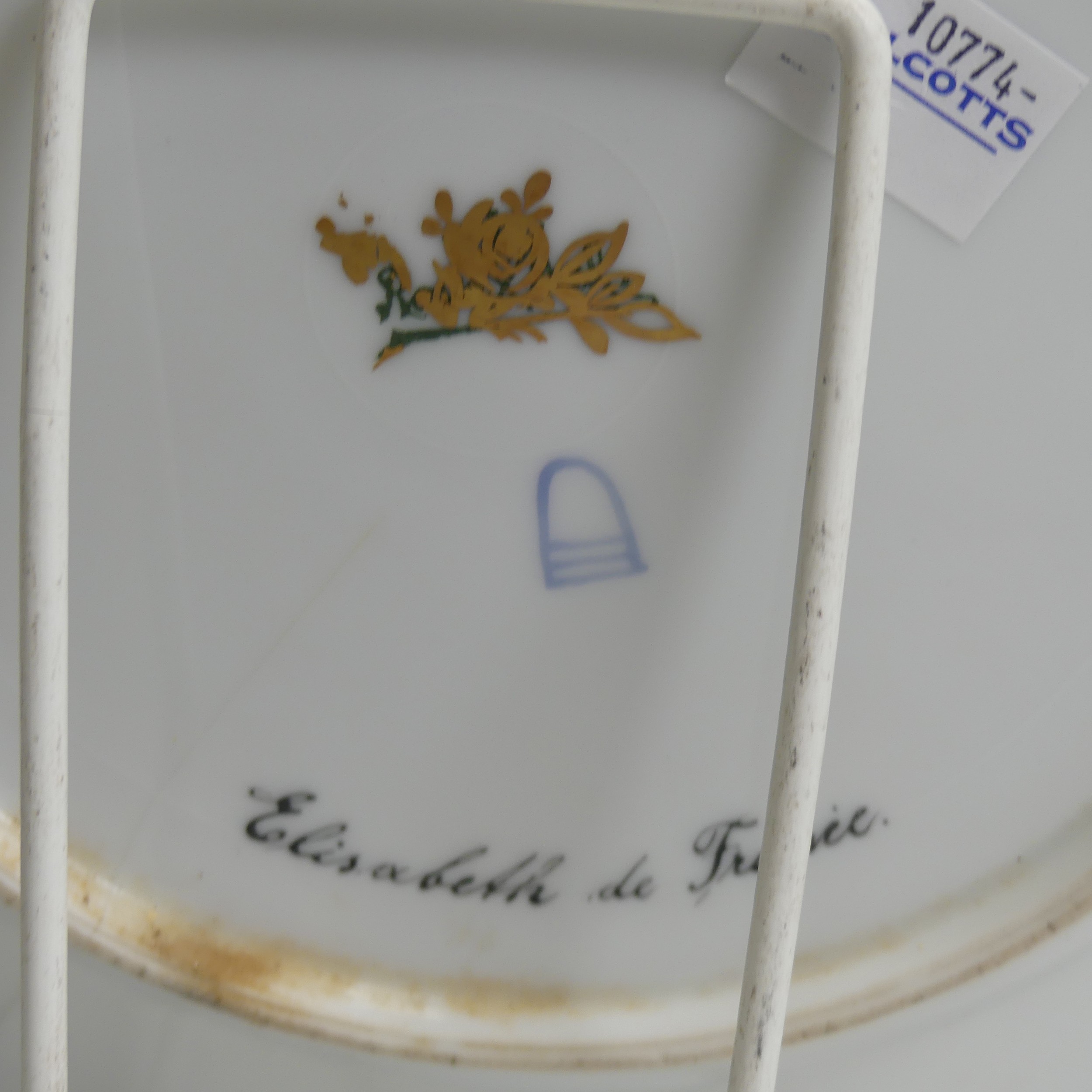 A late 19th century Vienna porcelain hand painted cabinet plate, signed 'Wagner', and titled ' - Image 2 of 9